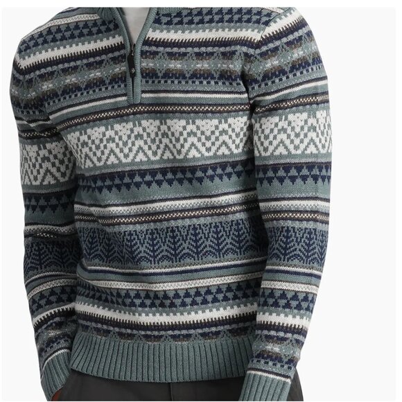 NWT: Royal Robins Men's Ponderosa Fair Isle Patterned Sweater - Picture 1 of 12
